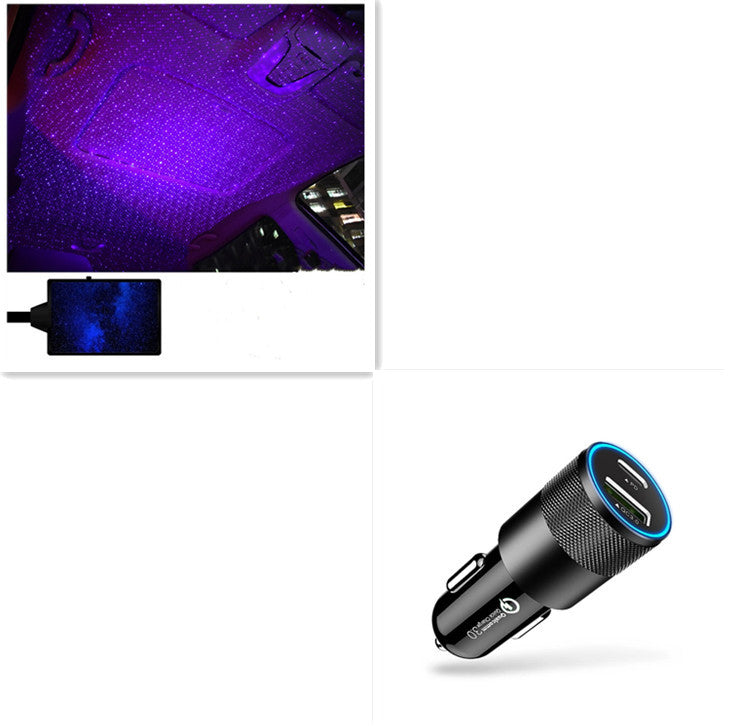 Voice-Controlled USB Star Projector Light (360°)