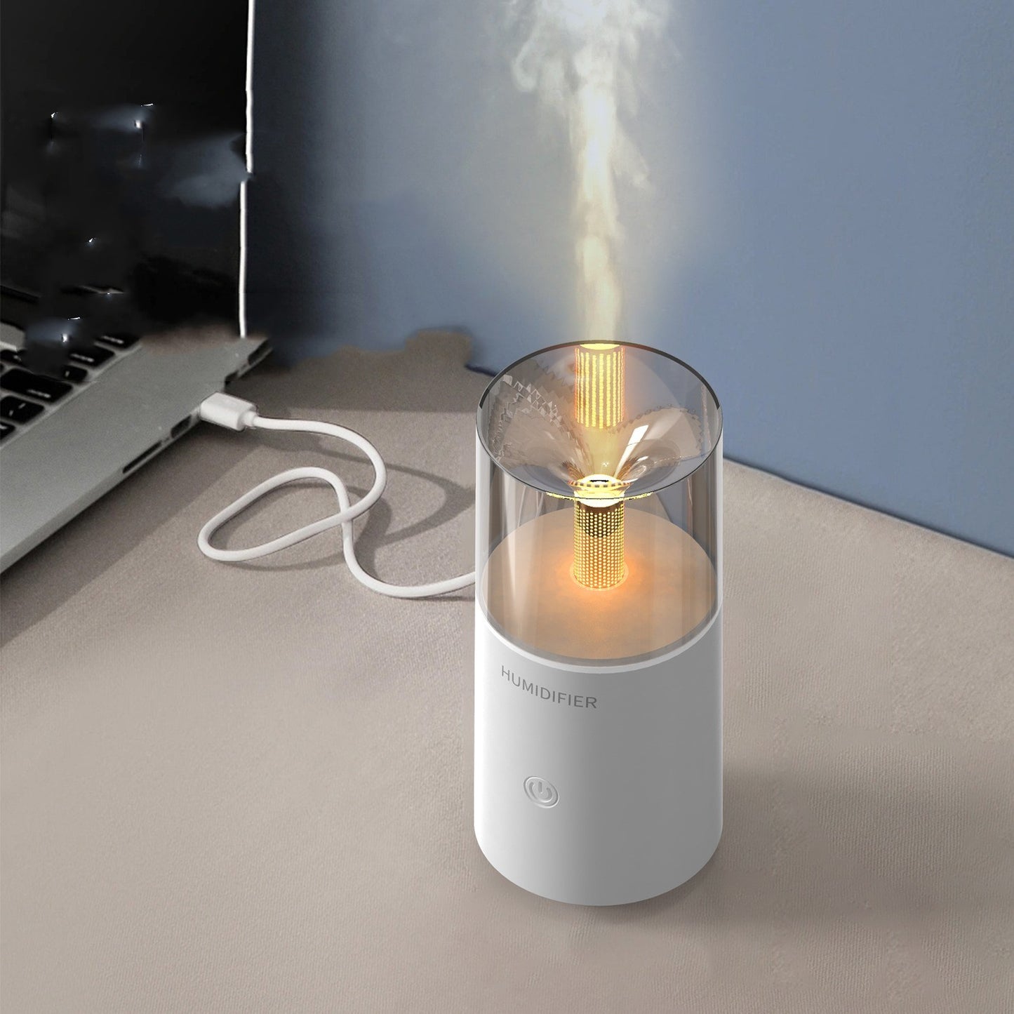 Car Aroma Diffuser – Ultrasonic Humidifier with Ambient Light