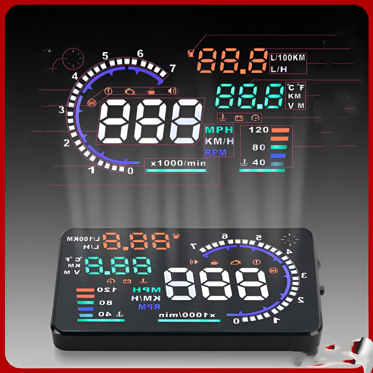 HUD Device OBD Car Display