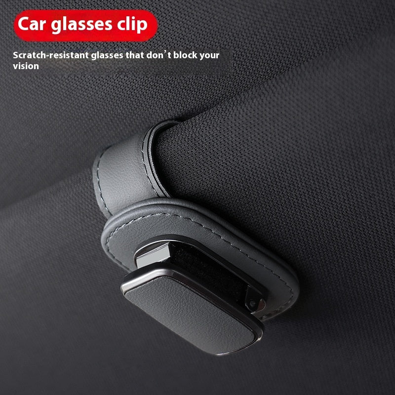 Leather Car Glasses Frame – Premium Car Interior Accessory