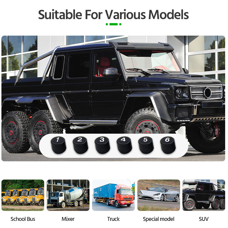 Solar External TPMS – 6 Tire (RV/Truck)