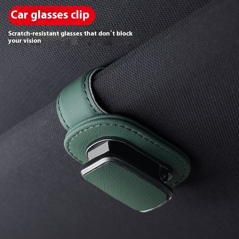 Leather Car Glasses Frame – Premium Car Interior Accessory