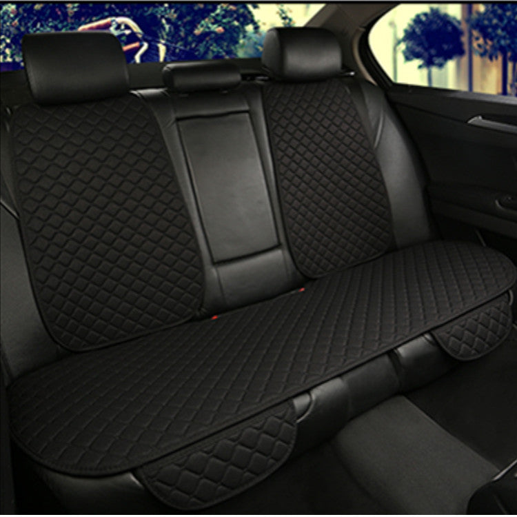 Linen Car Seat Cushion – Universal Four Seasons Comfort & Style