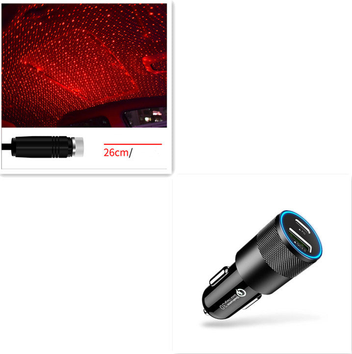 Voice-Controlled USB Star Projector Light (360°)