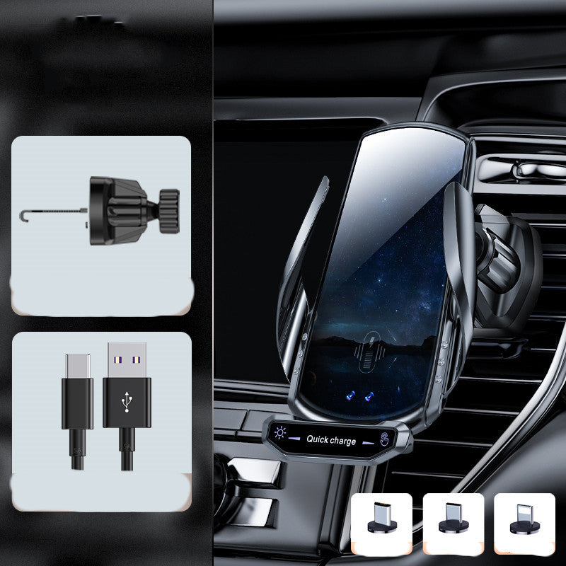 WF-New A18 Auto-Sensor Wireless Car Charger (Fast Charging)