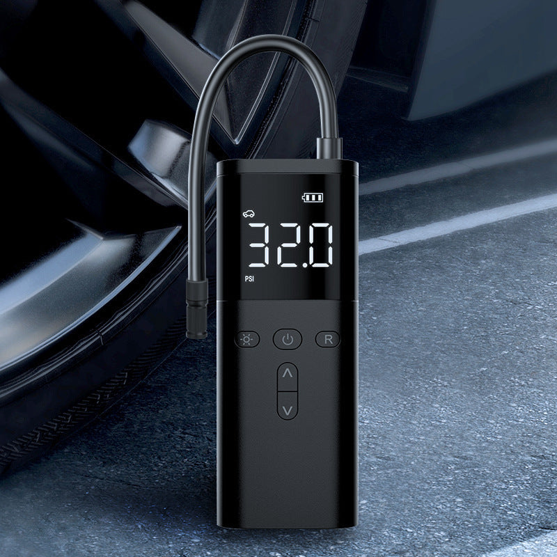 Wireless Digital Portable Tire Inflator – 60W Multifunctional Pump with LED & USB Charging