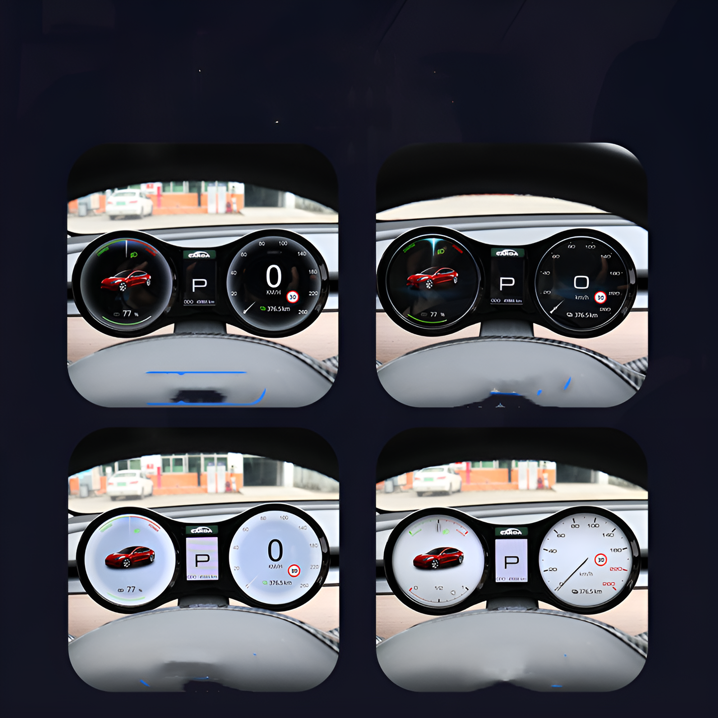 Head-Up Display (HUD) LCD Dashboard