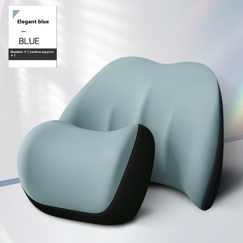 Automotive Waist Cushion & Car Lumbar Support (Memory Foam Comfort)
