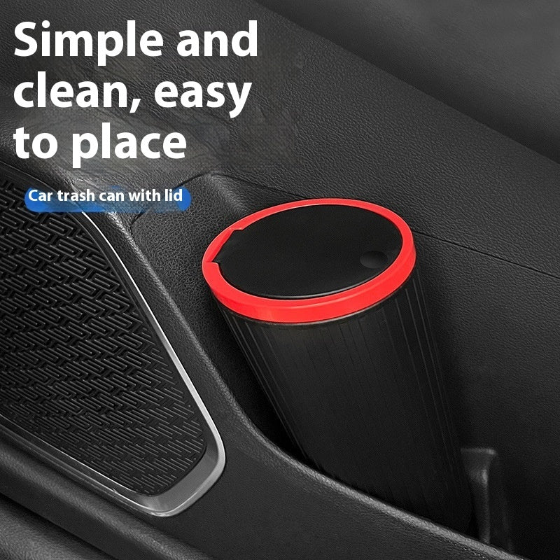 Car Trash Can – Compact ABS Auto Waste Bin
