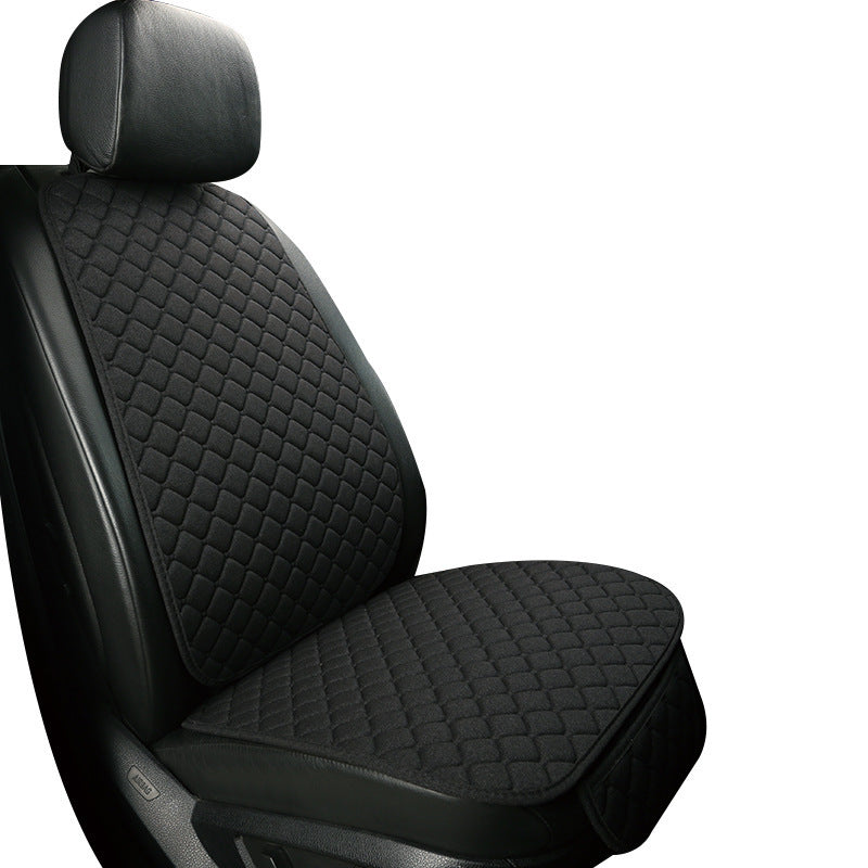Linen Car Seat Cushion – Universal Four Seasons Comfort & Style