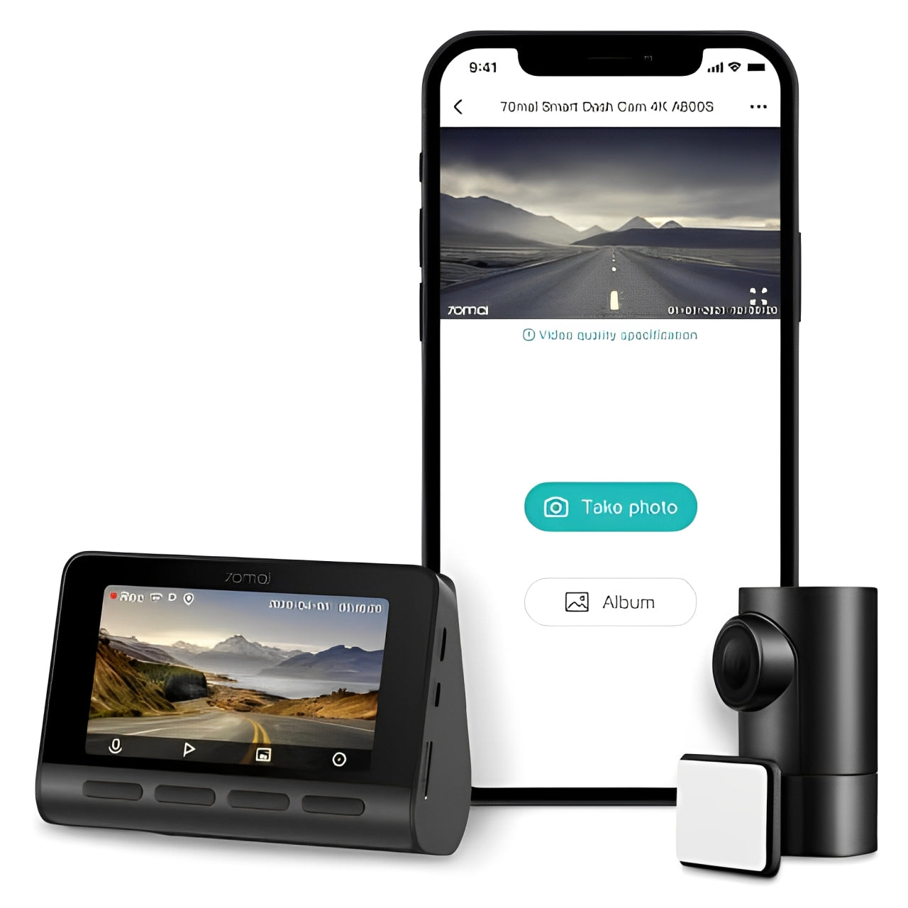 70mai A800S-1 – 4K Smart Dash Cam (with Parking Monitor)