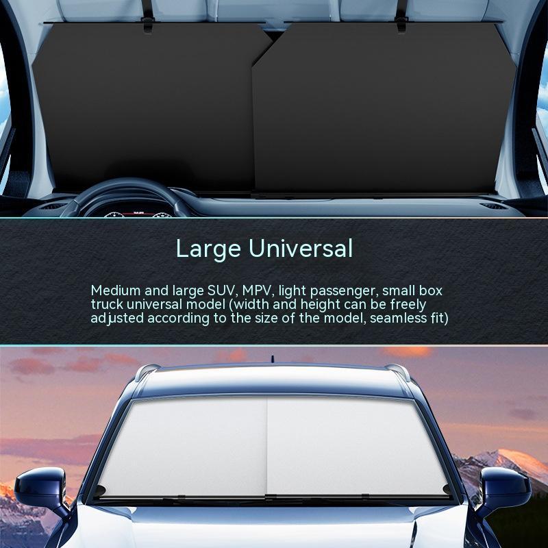 Automatic Retractable Car Sunshade Umbrella – Front Windshield