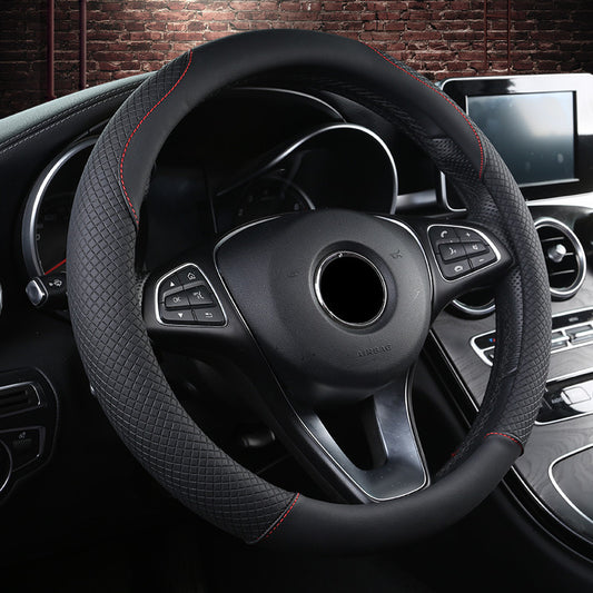 Car Steering Wheel Leather Cover (38cm)