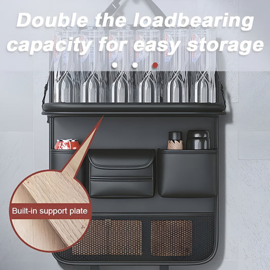 Car Seat Storage Bag with Foldable Table Tray