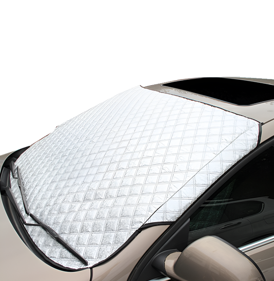 Aluminized Front Windshield Snow & Sun Block Cover