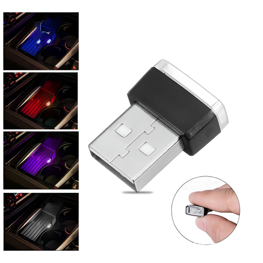 Monochrome USB LED Atmosphere Light (Subtle Interior Footwell Glow)