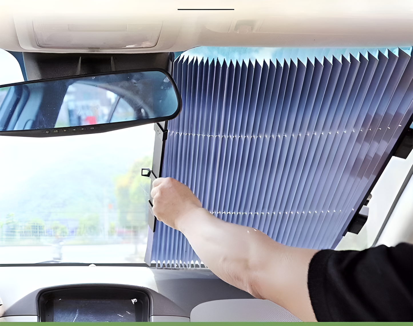 Retractable Windshield Sun Shade – Keep Your Car Cool & Protected