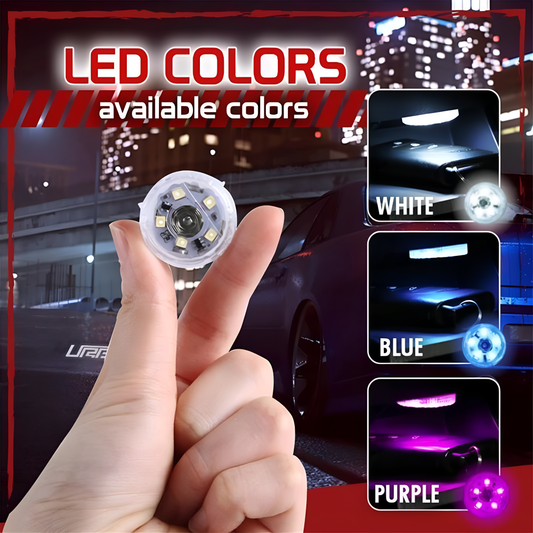 Car Interior Touch Night Light (White, Ice Blue, Purple)