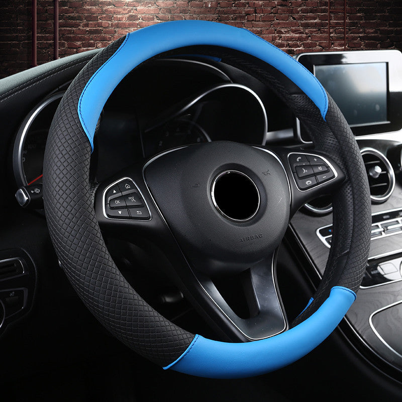 Car Steering Wheel Leather Cover (38cm)
