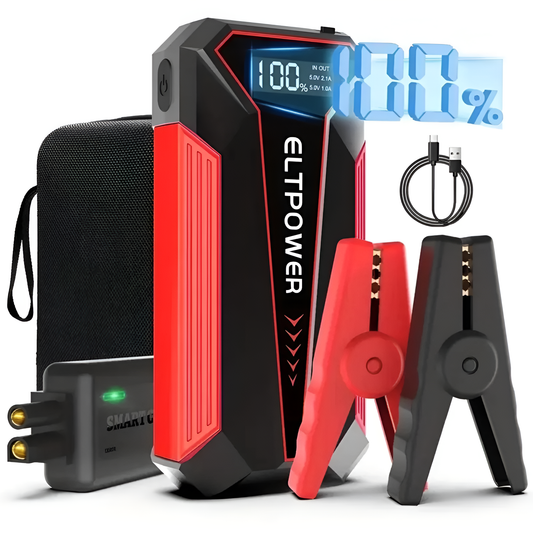 2000A Peak 12V Lithium Car Jump Starter – 20000mAh Power Bank