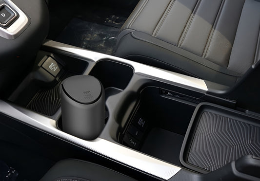 Mini Silicone & ABS Car Trash Can – Compact & Durable