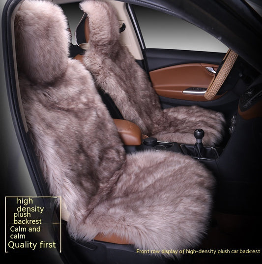 All-Inclusive Car Seat Cover – Plush Winter Three-Piece Cushion Set