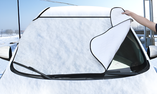Aluminized Front Windshield Snow & Sun Block Cover