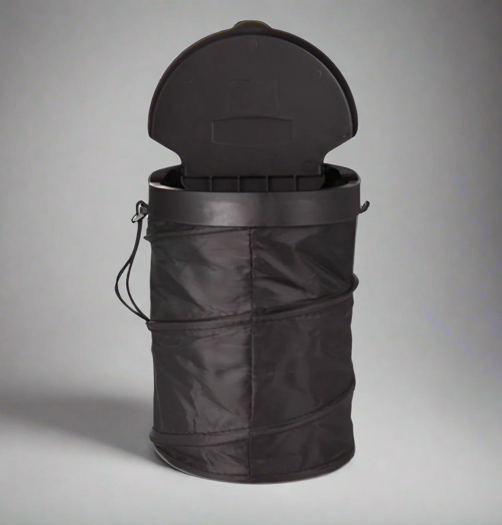 Foldable Fabric Car Trash Bin – Leakproof & Multi-Purpose Garbage Bag