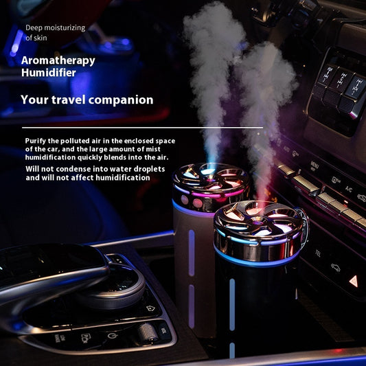 Car Humidifier – Aroma Diffuser & Ambient Light