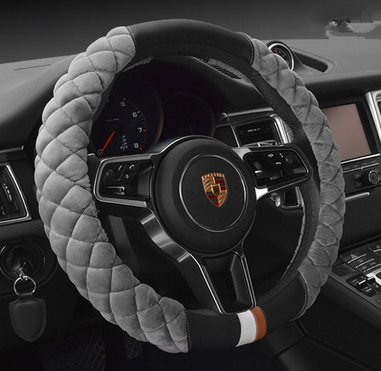 Plush Footprint Steering Wheel Cover (38cm)
