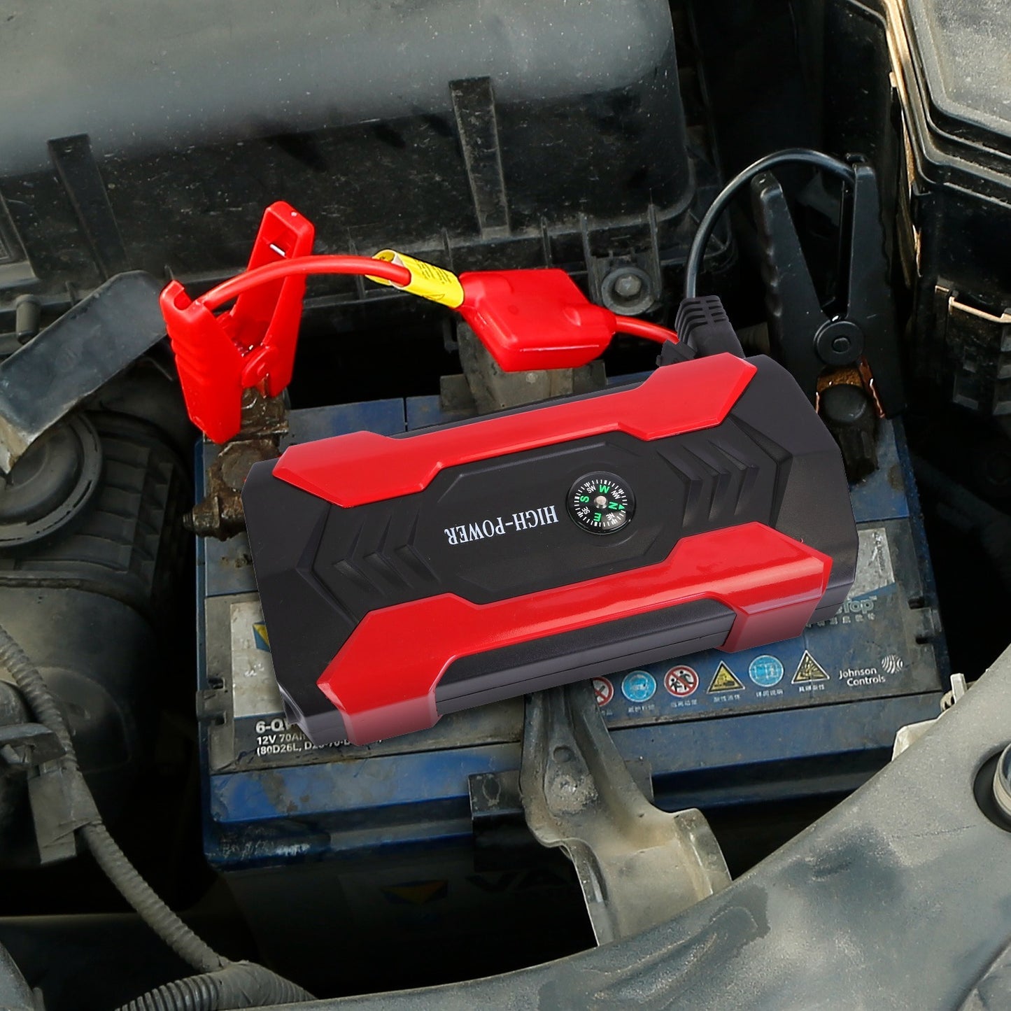 Car Jump Starter Booster – 800A Peak 28000mAh | 12V Battery Charger