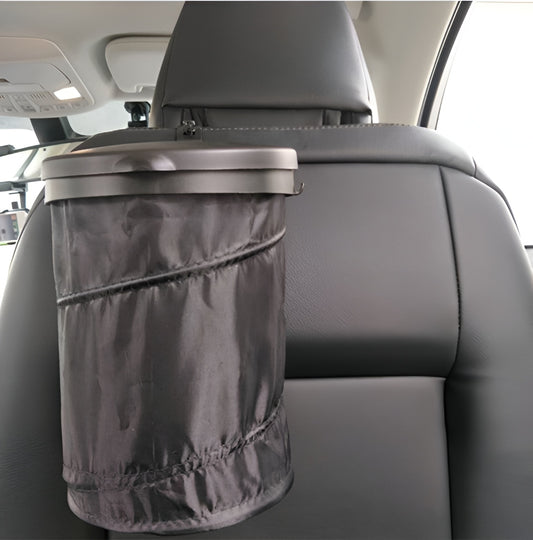 Foldable Fabric Car Trash Bin – Leakproof & Multi-Purpose Garbage Bag