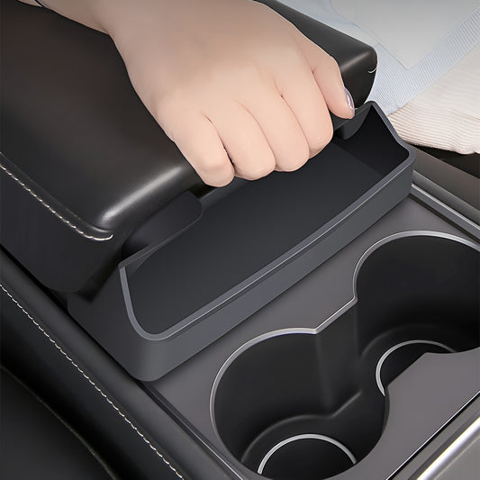 Tesla Central Control Armrest Box Glasses Bag