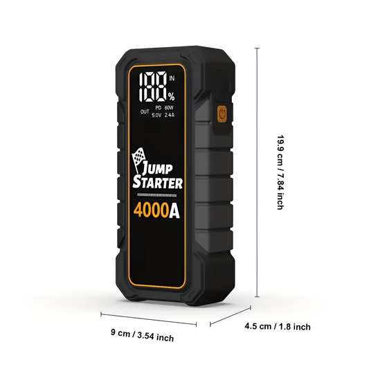 20000mAh 12V Car Battery Starter (4000A Peak)