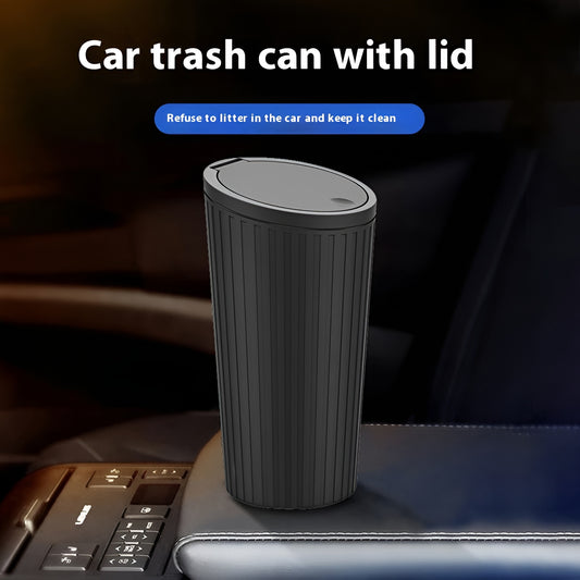 Car Trash Can – Compact ABS Auto Waste Bin