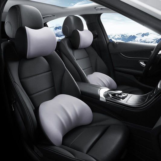 Automotive Waist Cushion & Car Lumbar Support (Memory Foam Comfort)