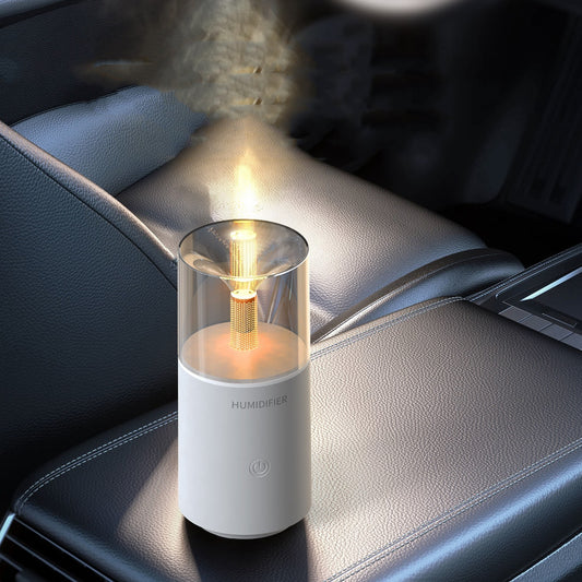 Car Aroma Diffuser – Ultrasonic Humidifier with Ambient Light