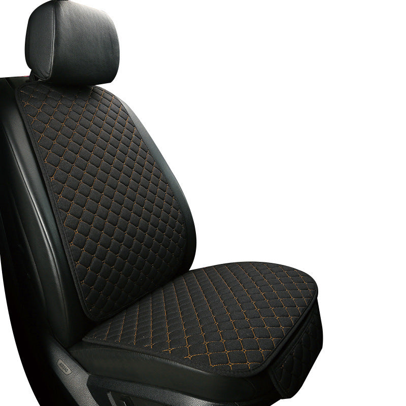 Linen Car Seat Cushion – Universal Four Seasons Comfort & Style