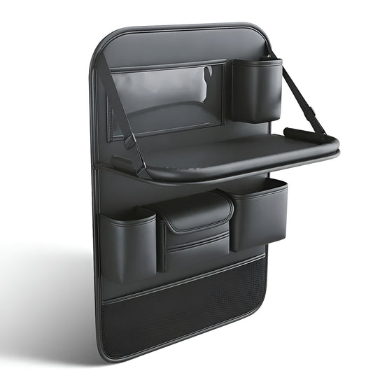 Car Seat Storage Bag with Foldable Table Tray