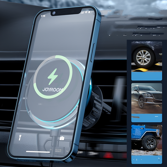 Lazy Lock™ Magnetic Air Vent Phone Mount (Wireless Charging Enabled)