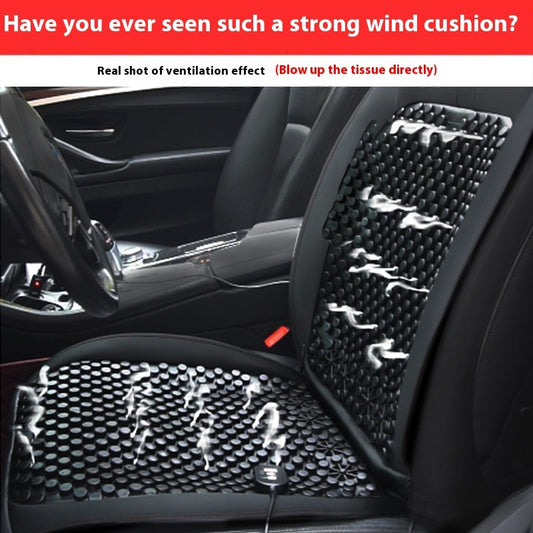 Car Seat Ventilation Cushion – Breathable 12V Single Cushion (Without Backrest)