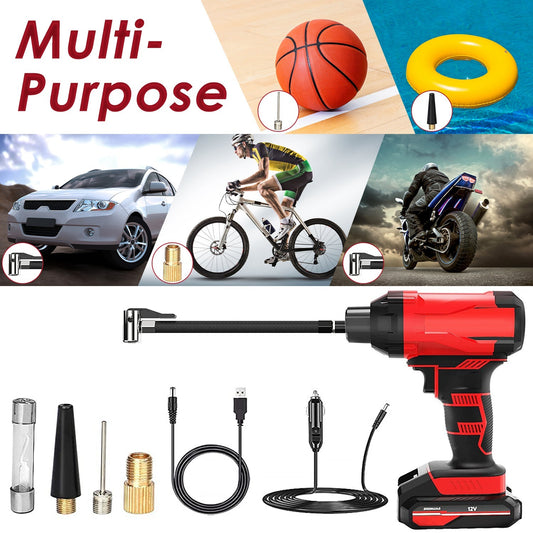 Compact Cordless Tire Inflator – 150PSI Rechargeable Air Pump