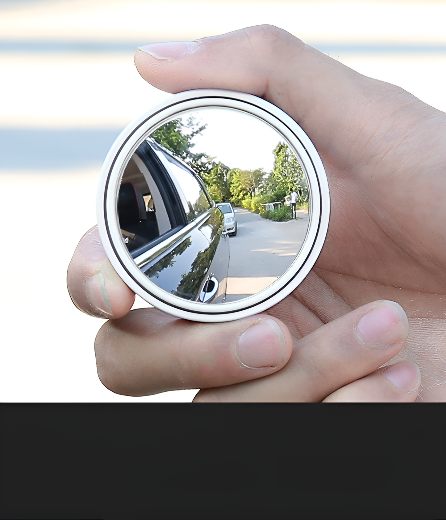 Rotating Rearview Mirror Blind Spot Mirror – 1 Pair