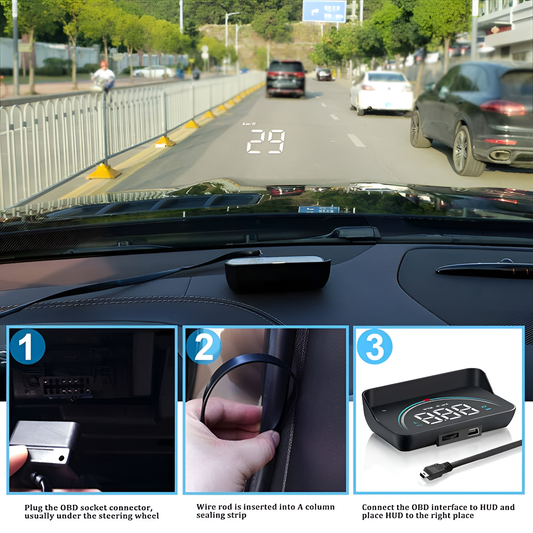 3.5-inch OBD2 HUD Car Head-up Display