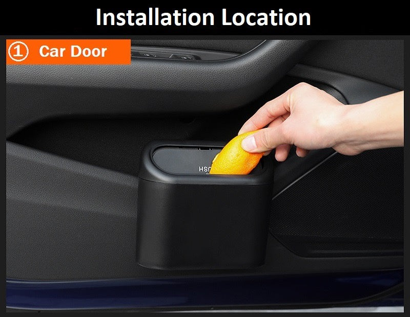 Car Suspension Type Trash Can – Compact & Multi-Functional