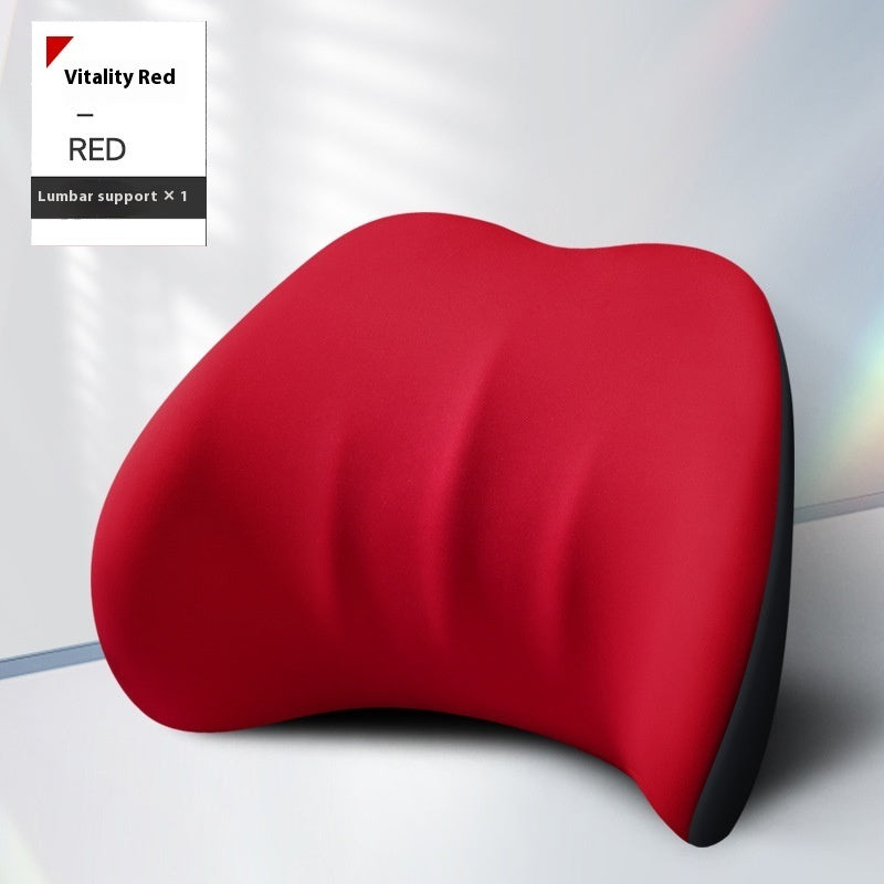 Automotive Waist Cushion & Car Lumbar Support (Memory Foam Comfort)