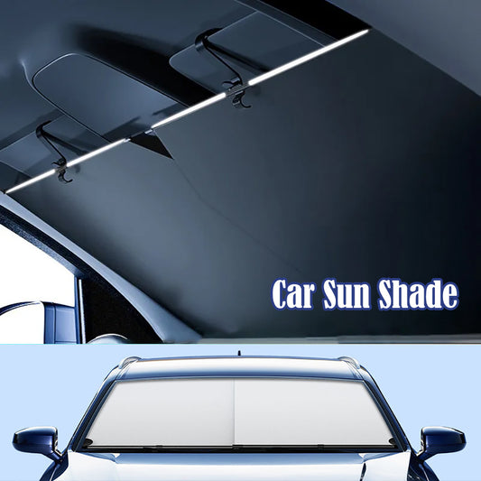 Automatic Retractable Car Sunshade Umbrella – Front Windshield