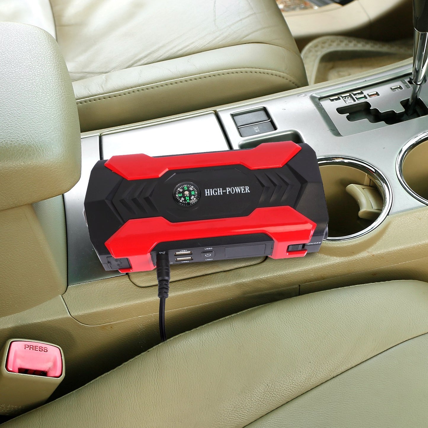 Car Jump Starter Booster – 800A Peak 28000mAh | 12V Battery Charger