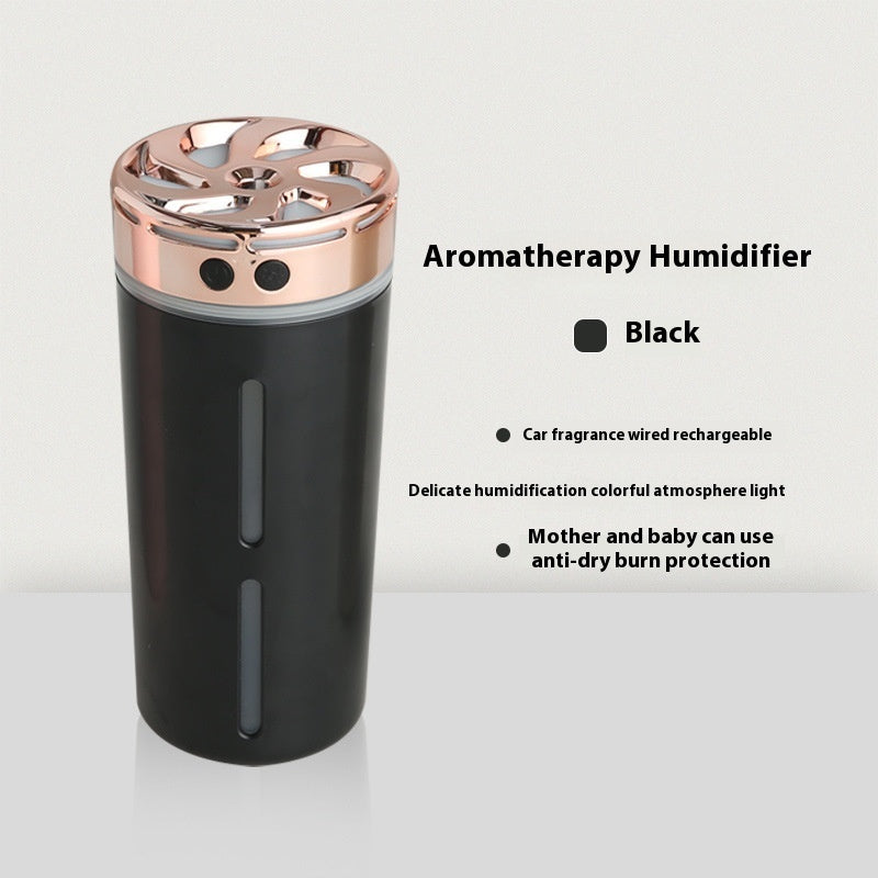 Car Humidifier – Aroma Diffuser & Ambient Light