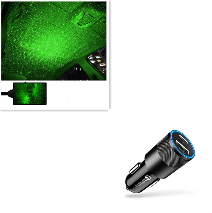 Voice-Controlled USB Star Projector Light (360°)